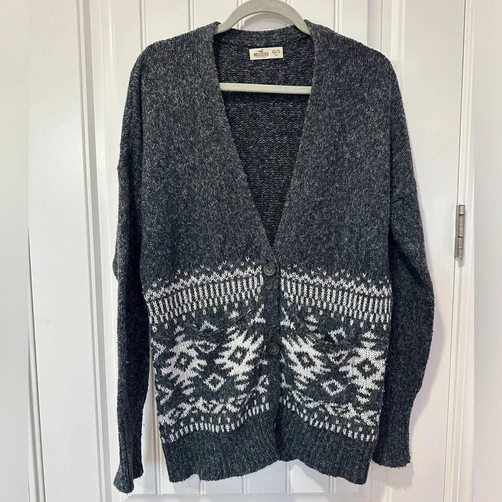 Hollister | Vintage Fair Isle Knit Cardigan | Size: XS-S